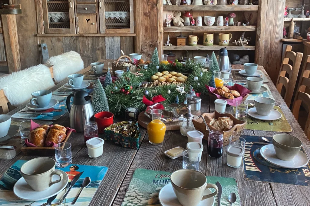 Petit déjeuner en chambre d'hôte à Annecy